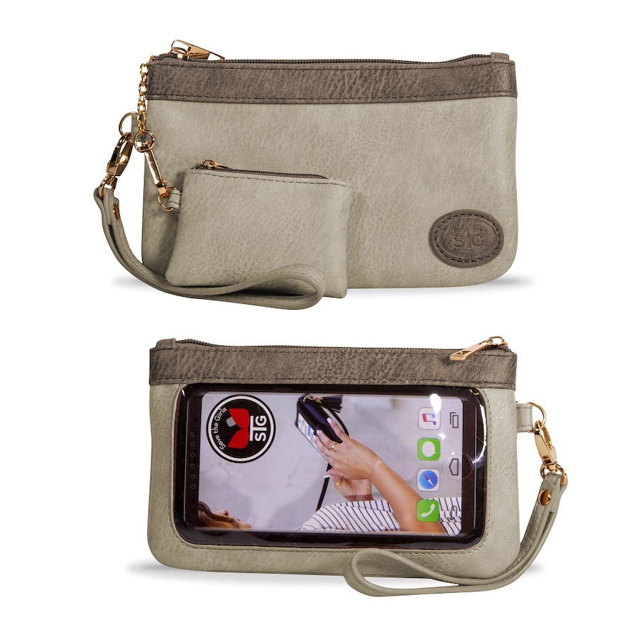 Image 706742_LATMT.jpg, Product 706-742 / Price $62.99, Save the Girls Catchy Clutch Touchscreen Purse and Wristlet from Save the Girls on TSC.ca's Fashion department