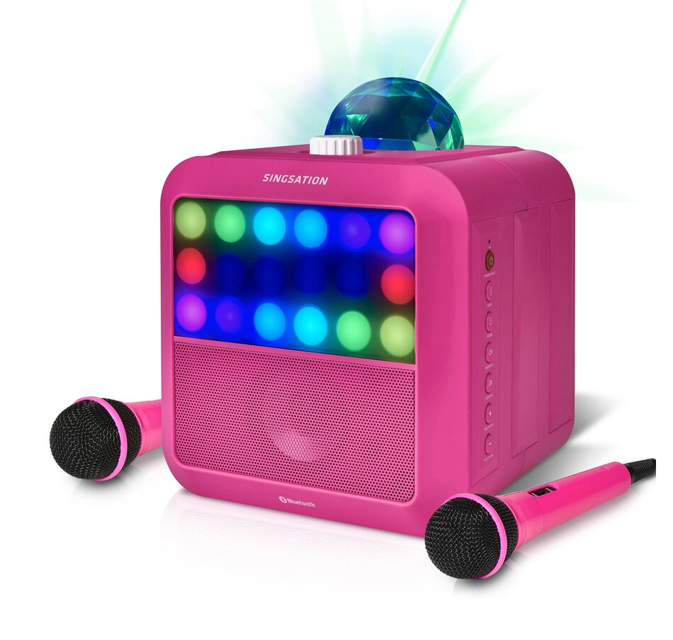 Image 706793_PNK.jpg, Product 706-793 / Price $114.99, Singsation Star Burst All-in-One Karaoke Party System  on TSC.ca's Toys & Hobbies department