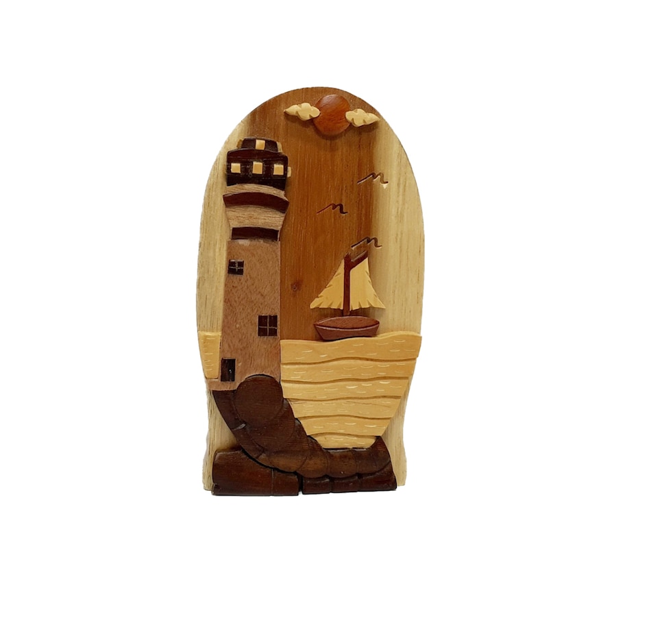 Image 706946_LGTH.jpg, Product 706-946 / Price $57.99, Carver Dan Puzzle and Accessories Box with Magnetic Closure from Carver Dan on TSC.ca's Home & Garden department