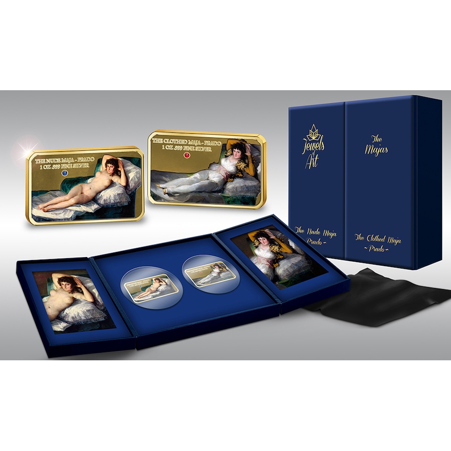 Image 706989.jpg, Product 706-989 / Price $399.95, 2015 Jewels of Art 2-Coin Set - Nude and Clothed Maja from Canadian Coin & Currency on TSC.ca's Coins department