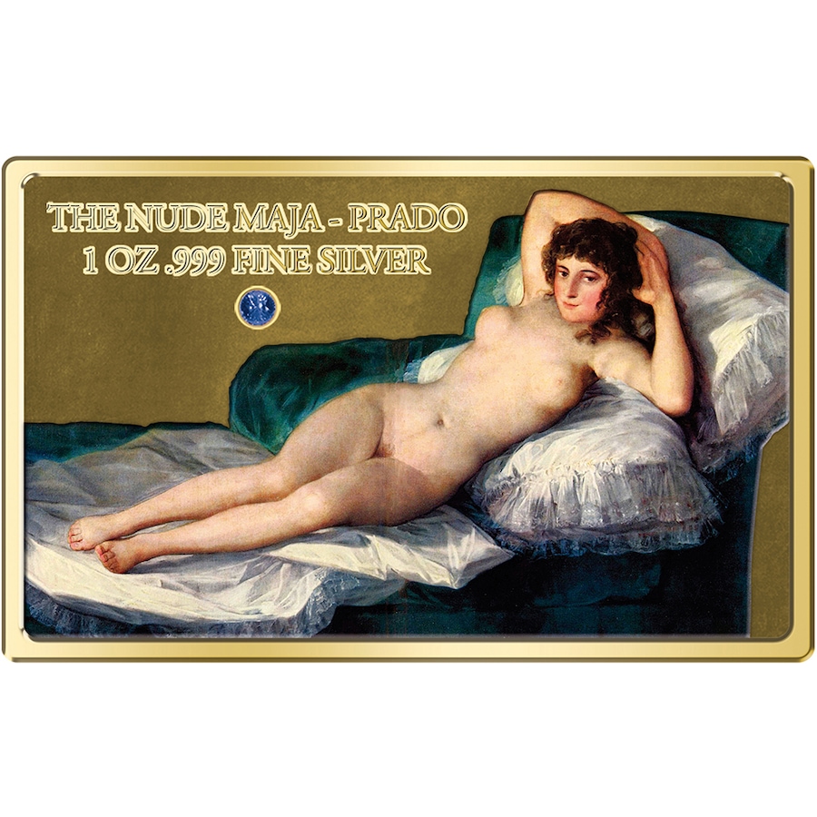 Image 706989_ALTMORE1.jpg, Product 706-989 / Price $399.95, 2015 Jewels of Art 2-Coin Set - Nude and Clothed Maja from Canadian Coin & Currency on TSC.ca's Coins department