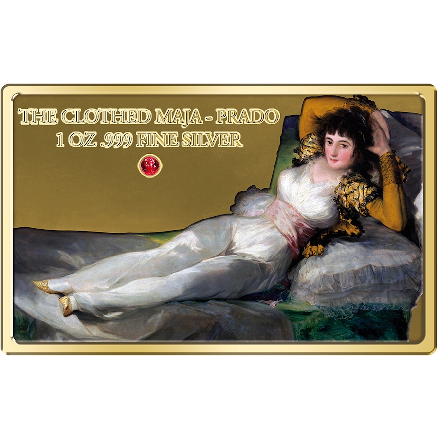 Image 706989_ALTMORE2.jpg, Product 706-989 / Price $399.95, 2015 Jewels of Art 2-Coin Set - Nude and Clothed Maja from Canadian Coin & Currency on TSC.ca's Coins department