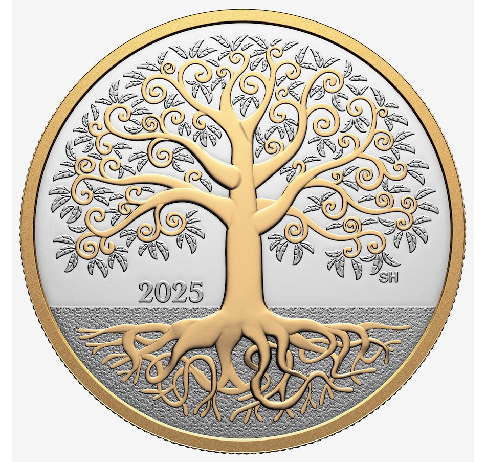 Image 707088_ALTMORE1.jpg, Product 707-088 / Price $79.95, 2025 $10 Tree of Life Fine Silver Coin from Royal Canadian Mint (RCM) on TSC.ca's Coins department