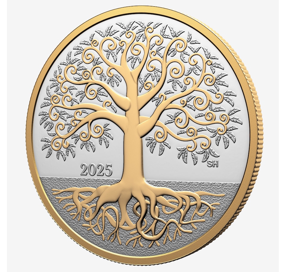 Image 707088_ALTMORE3.jpg, Product 707-088 / Price $79.95, 2025 $10 Tree of Life Fine Silver Coin from Royal Canadian Mint (RCM) on TSC.ca's Coins department