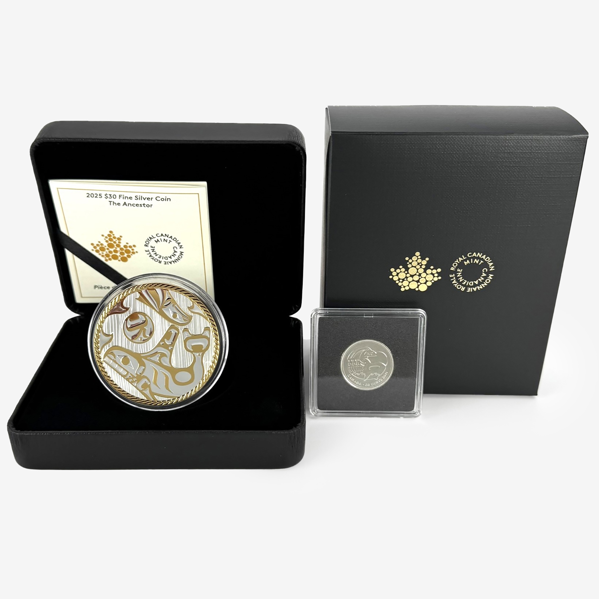 2025 $30 Fine Silver Coin The Ancestor Orca Whale plus Bonus Coin