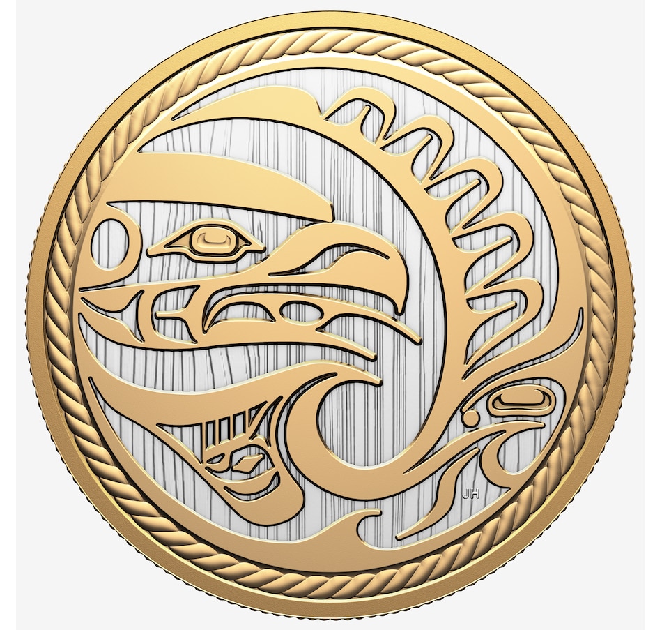 Image 707092_ALTMORE1.jpg, Product 707-092 / Price $1,269.95, 2025 $100 Eagle and Orca The Hunter 10-Ounce Fine Silver Coin from Royal Canadian Mint (RCM) on TSC.ca's Coins department