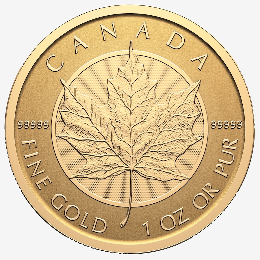 Image 707093_ALTMORE2.jpg, Product 707-093 / Price $6,199.95, 2026 $200 Limited Edition One-Ounce .99999 Fine Gold Maple Leaf Coin from Royal Canadian Mint (RCM) on TSC.ca's Coins department