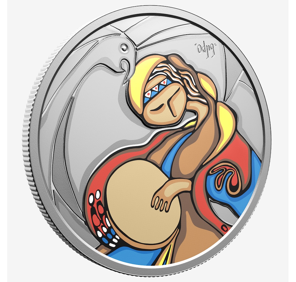 Image 707097_ALTMORE1.jpg, Product 707-097 / Price $129.95, 2025 $20 Fine Silver Daphne Odjig Coin plus Bonus Daphne Odjig Coloured $2 Coin from Royal Canadian Mint (RCM) on TSC.ca's Coins department