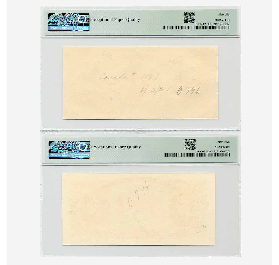 Image 707105_ALTMORE1.jpg, Product 707-105 / Price $875.00, 1935 $5 Bank of Montreal, Front and Back Proof - PMG Gem UNC 65 EPQ, UNC 66 EPQ from Canadian Coin & Currency on TSC.ca's Coins department