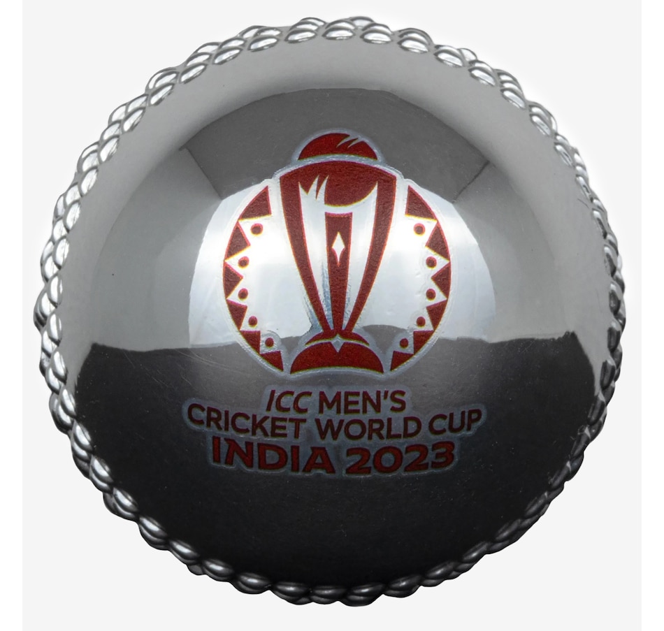 Image 707122_ALTMORE1.jpg, Product 707-122 / Price $279.95, 2023 Cricket Ball World Cup India 3D One-Ounce Silver Coin $1 Zimbabwe from Canadian Coin & Currency on TSC.ca's Coins department