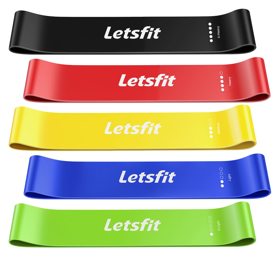 Image 707139.jpg , Product 707-139 / Price $19.99 , Letsfit JSD01 Resistance Loop Exercise Bands with Carry Bag from LetsFit on TSC.ca's Fitness & Recreation department
