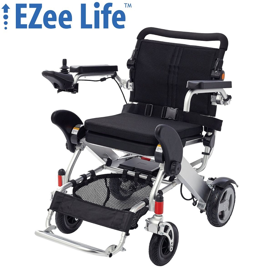 Image 707287.jpg, Product 707-287 / Price $3,675.00, EZee Life CH4080 3G Deluxe Electric Folding Wheelchair With 8" Rear Wheels from EZee Life on TSC.ca's Health & Fitness department