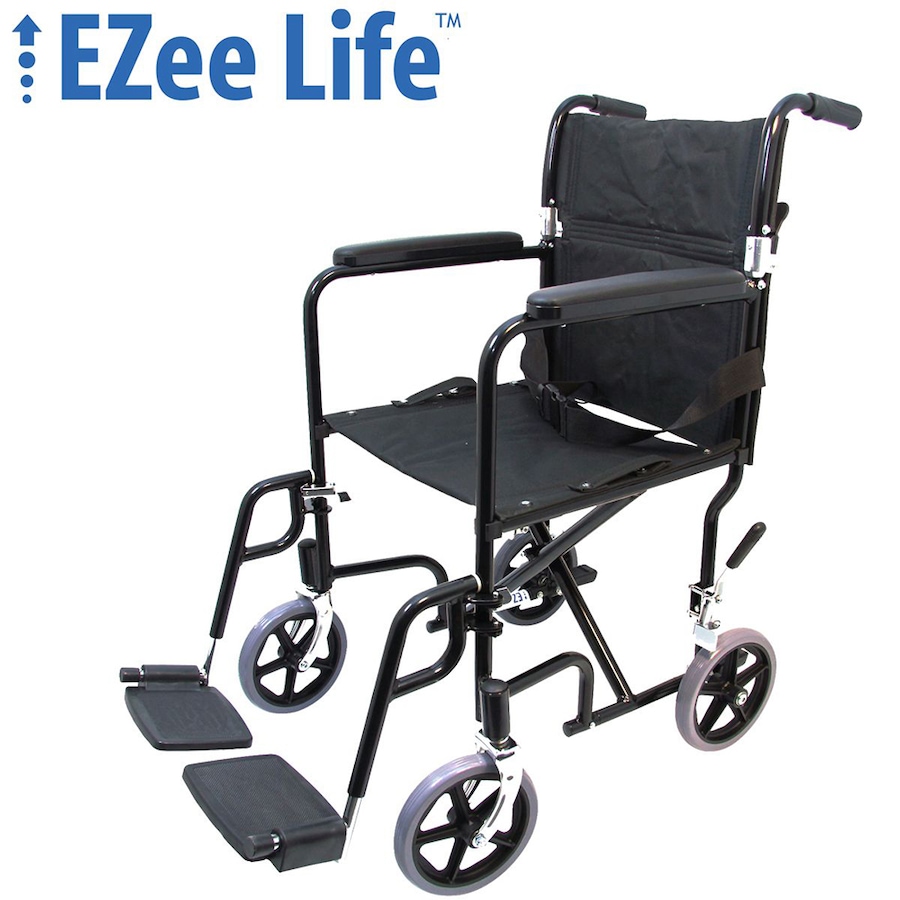 Image 707300.jpg, Product 707-300 / Price $263.00, EZee Life CH1041 17" Transport Chair from EZee Life on TSC.ca's Health & Fitness department
