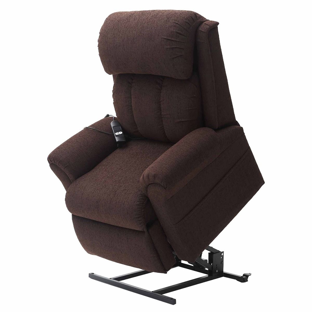 EZee Life CH4019 Jupiter Lift Chair- Dark Brown - TSC.ca