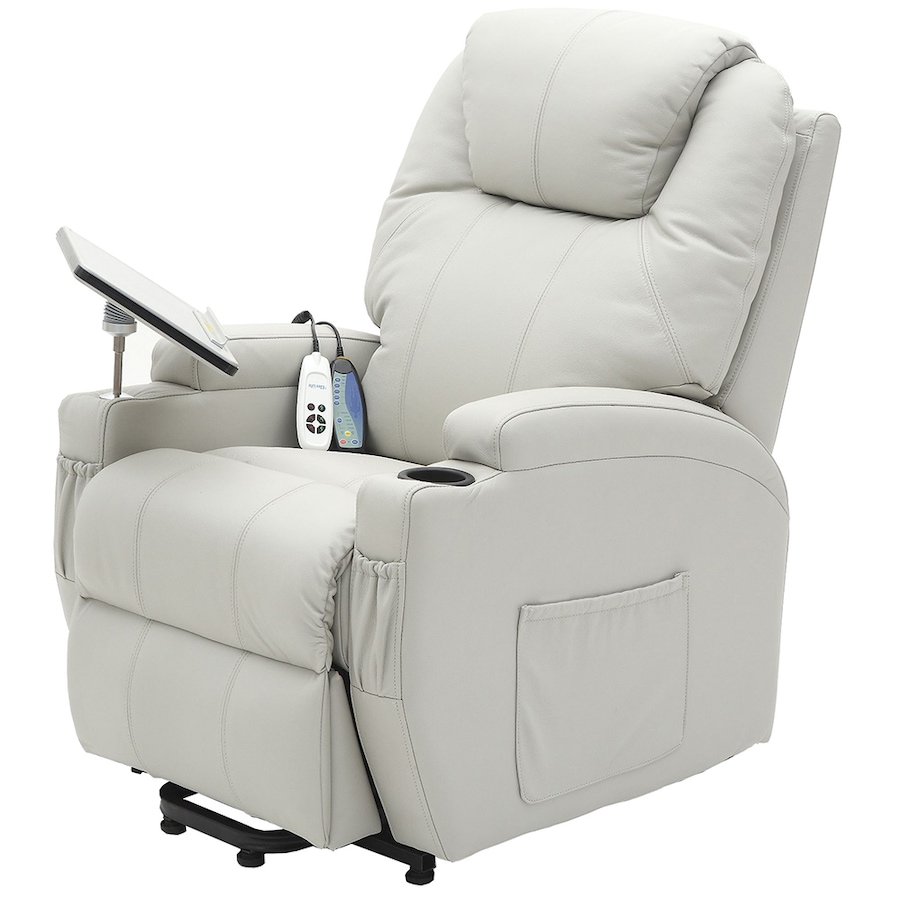 Image 707314_ALTMORE1.jpg, Product 707-314 / Price $3,750.00, EZee Life CH4013 Mercury Leather Lift Chr - Bone from EZee Life on TSC.ca's Health & Fitness department