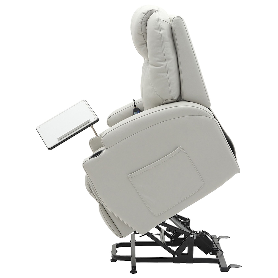 Image 707314_ALTMORE2.jpg, Product 707-314 / Price $3,750.00, EZee Life CH4013 Mercury Leather Lift Chr - Bone from EZee Life on TSC.ca's Health & Fitness department