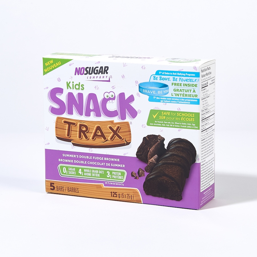 Image 707371_ALTMORE1.jpg, Product 707-371 / Price $26.00, No Sugar Company Kids Snack Trax Summer's Double Fudge Brownie — 20 Pack from No Sugar on TSC.ca's Health & Fitness department