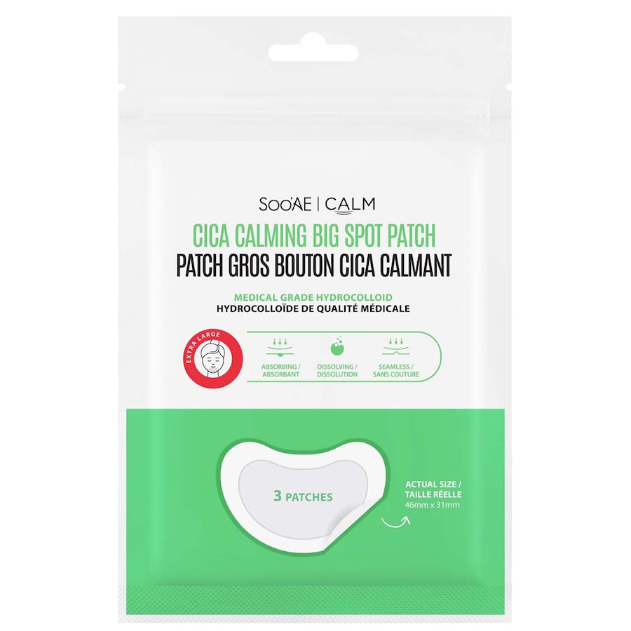 Image 707391.jpg, Product 707-391 / Price $8.00, Soo'Ae Hydrocolloid Cica Calm Big Spot Acne Patch - Set Of 3 from Soo'AE on TSC.ca's Beauty department