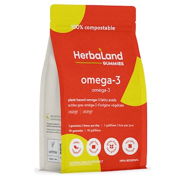 Herbaland Vegan Omega-3 Gummies