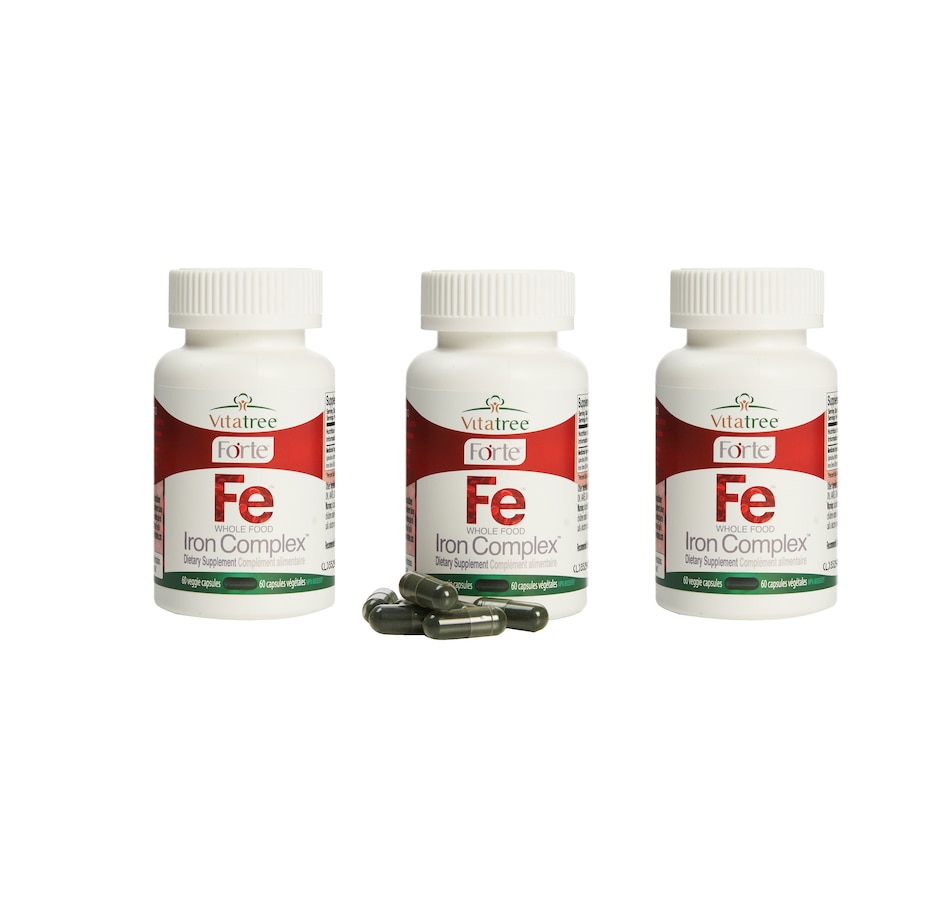Image 707530.jpg, Product 707-530 / Price $124.99, VitaTree Forte Whole Food Iron Complex 90 Days from VitaTree Nutritionals on TSC.ca's Health & Fitness department