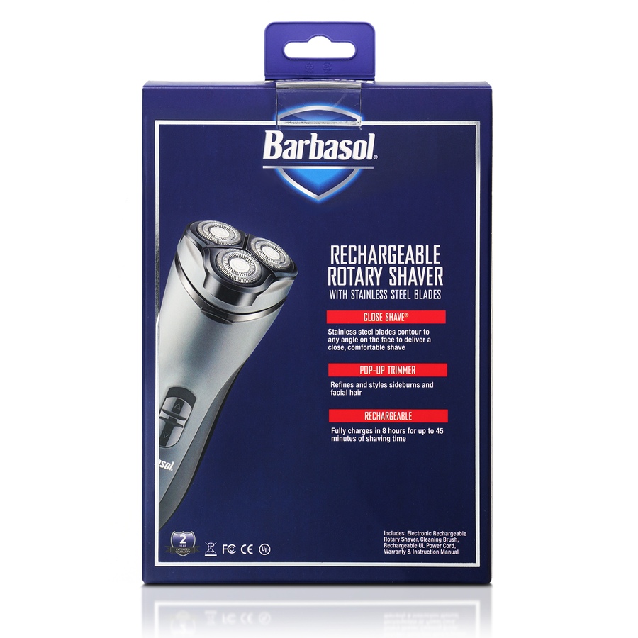Image 707613_ALTMORE6.jpg, Product 707-613 / Price $29.99, Barbasol Rechargeable Rotary Shaver from Wellness Gadgets on TSC.ca's Beauty department