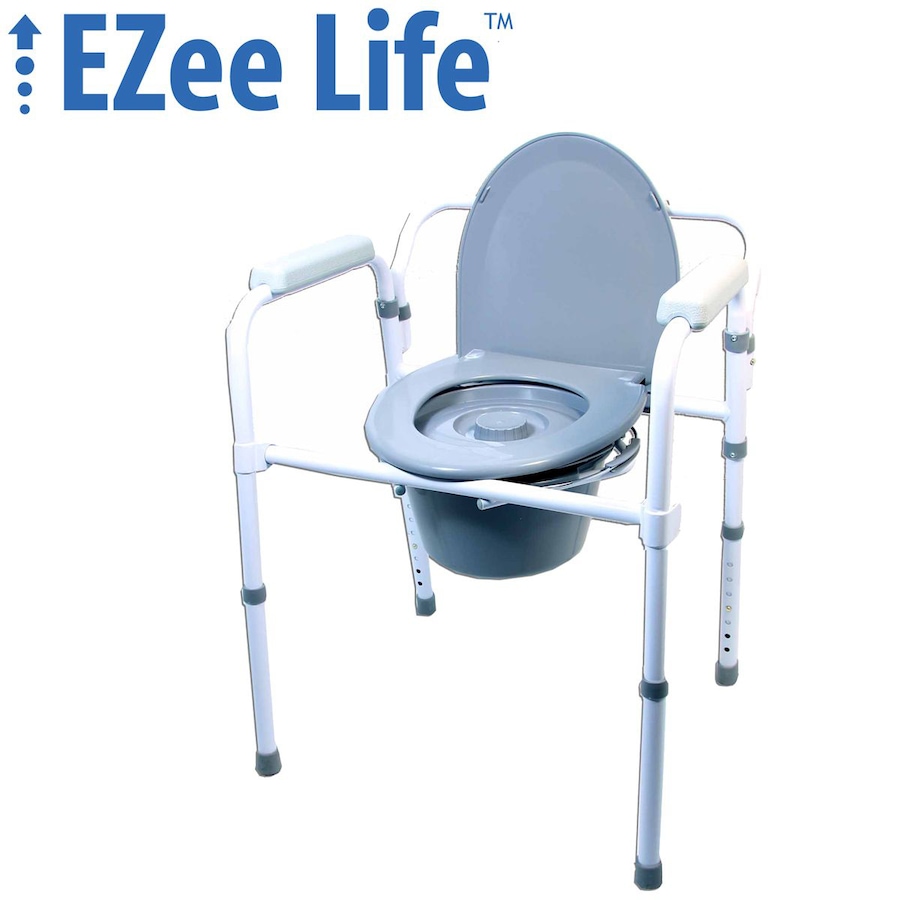 Image 707655.jpg, Product 707-655 / Price $214.00, EZee Life CH1071 Stationary Folding Commode from EZee Life on TSC.ca's Health & Fitness department