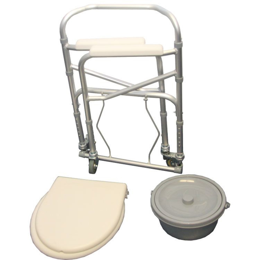 Image 707658_ALTMORE1.jpg, Product 707-658 / Price $180.00, EZee Life CH1025 Economy Folding Commode On Wheels from EZee Life on TSC.ca's Health & Fitness department