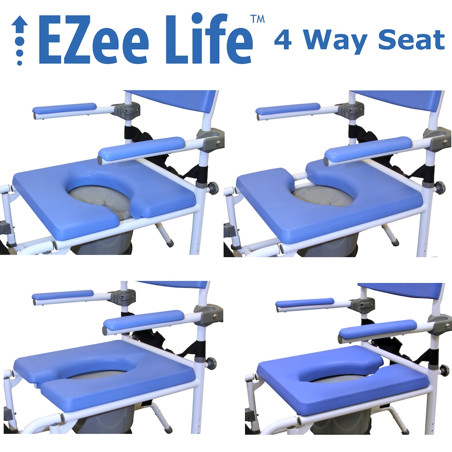 Image 707665_ALTMORE8.jpg, Product 707-665 / Price $2,520.00, EZee Life HL190-4w Seat Shower & Commode Chair from EZee Life on TSC.ca's Health & Fitness department