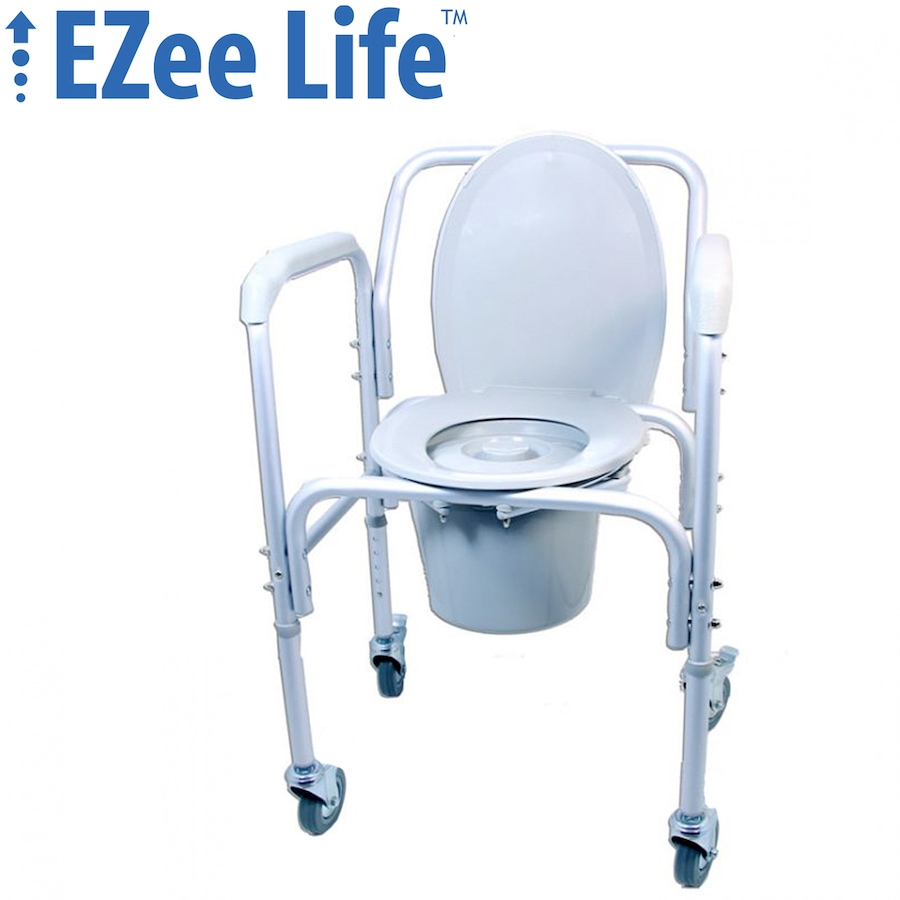 Image 707673.jpg, Product 707-673 / Price $189.00, EZee Life CH1020 Economy Wheeled Commode from EZee Life on TSC.ca's Health & Fitness department