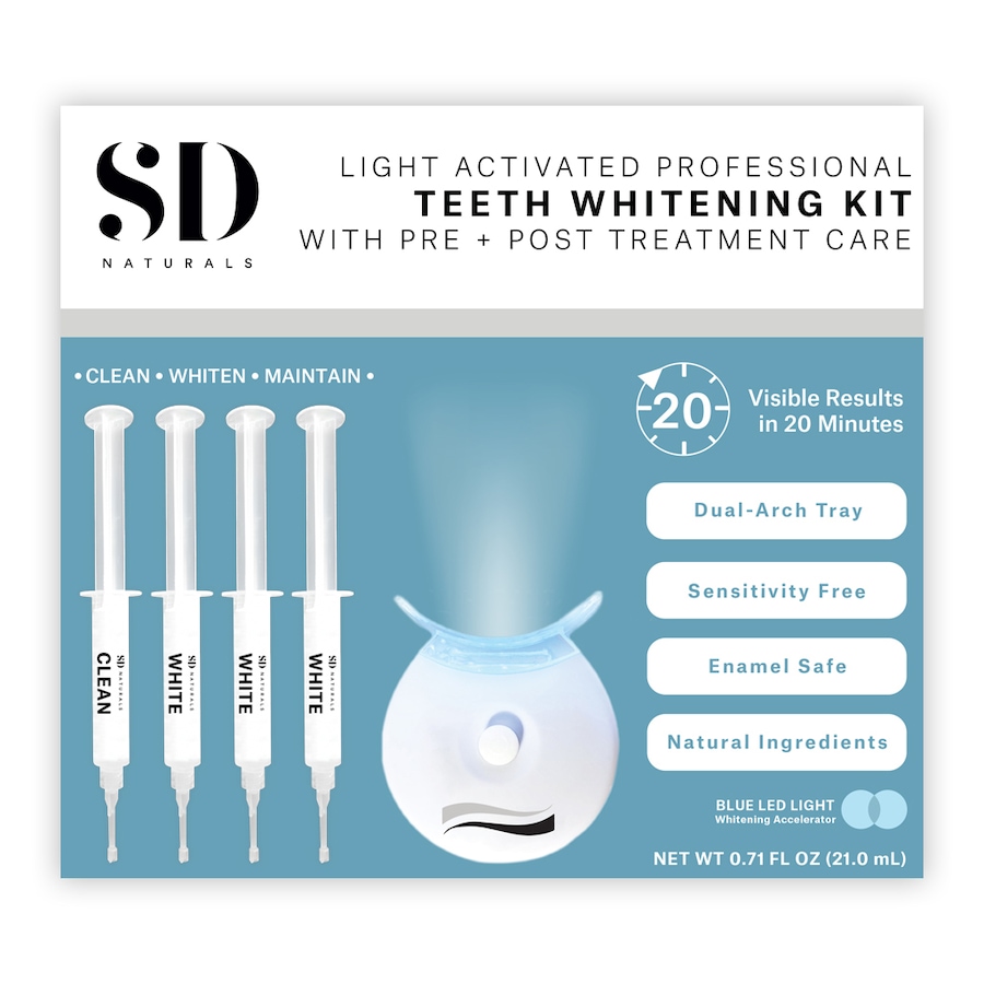 Image 707695_ALTMORE1.jpg, Product 707-695 / Price $69.99, Spa Dent Naturals Blue Light Clean + White Kit from Spa Dent SD Naturals on TSC.ca's Beauty department