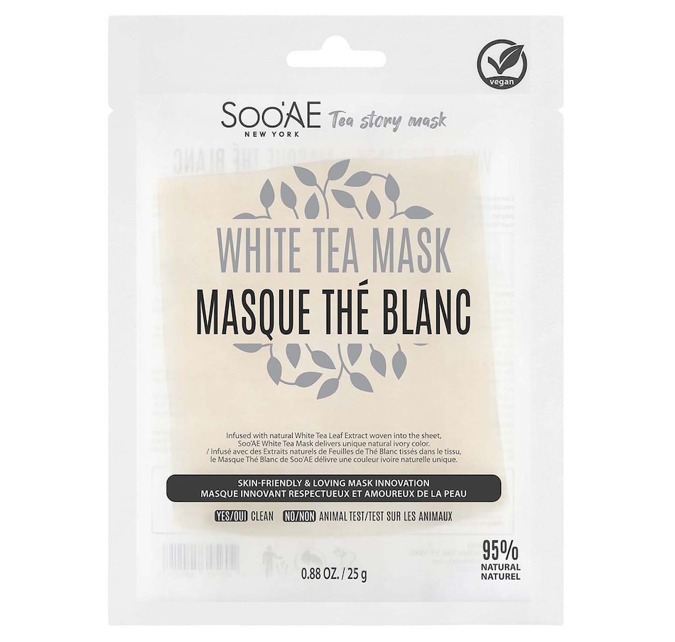 Image 707780.jpg , Product 707-780 / Price $4.00 , Tea Story Sheet Mask- White Tea from Food Story on TSC.ca's Beauty department
