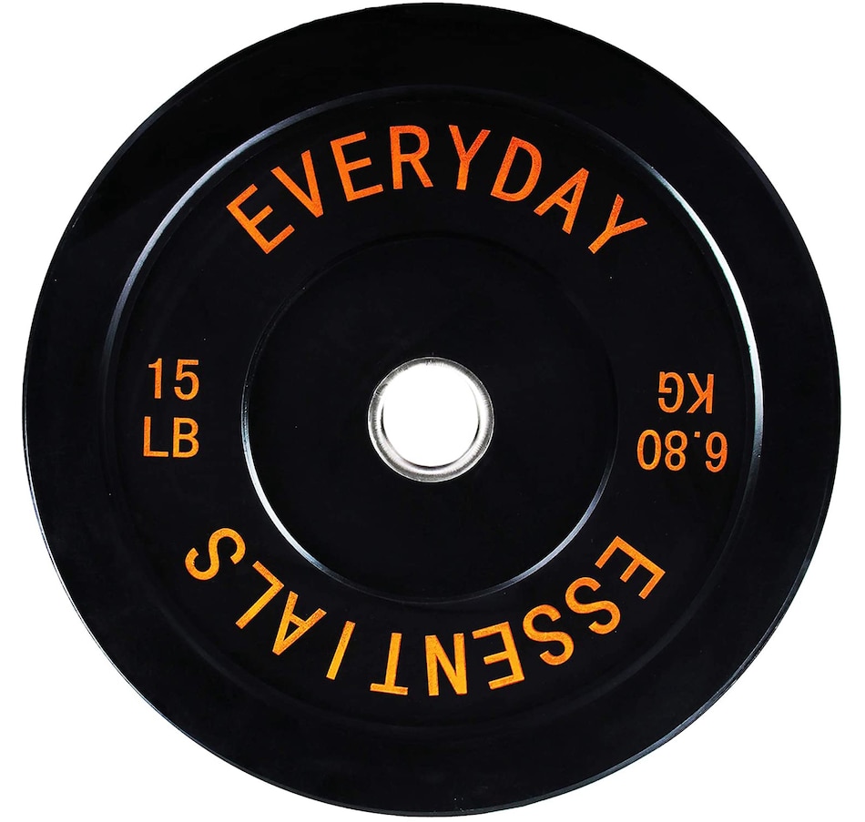 Image 707792_ALTMORE3.jpg, Product 707-792 / Price $799.99, BalanceFrom Everyday Essentials Bumper Plate Weight With Steel Hub 260lbs from Wellness Gadgets on TSC.ca's Health & Fitness department
