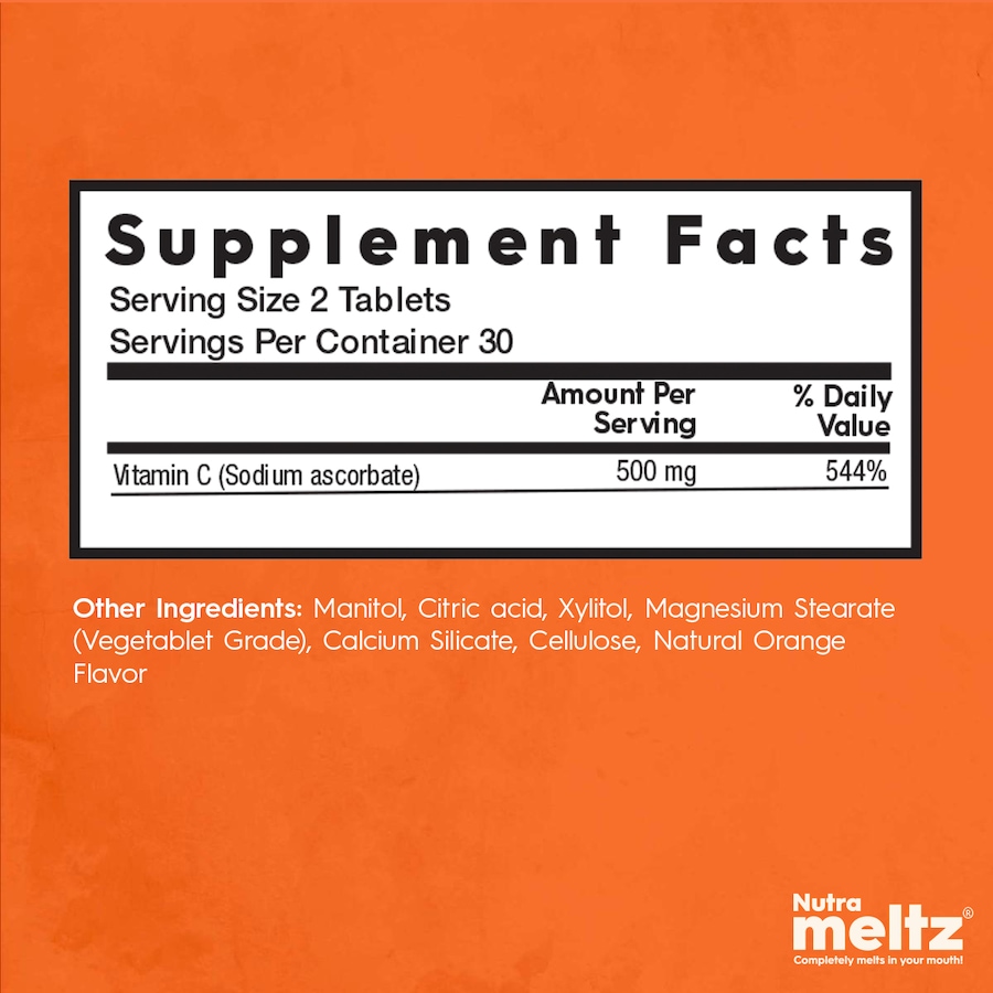 Image 707804_ALTMORE5.jpg, Product 707-804 / Price $19.99, Nutrameltz Vitamin C 250mg (60ct) from Nutrameltz on TSC.ca's Health & Fitness department