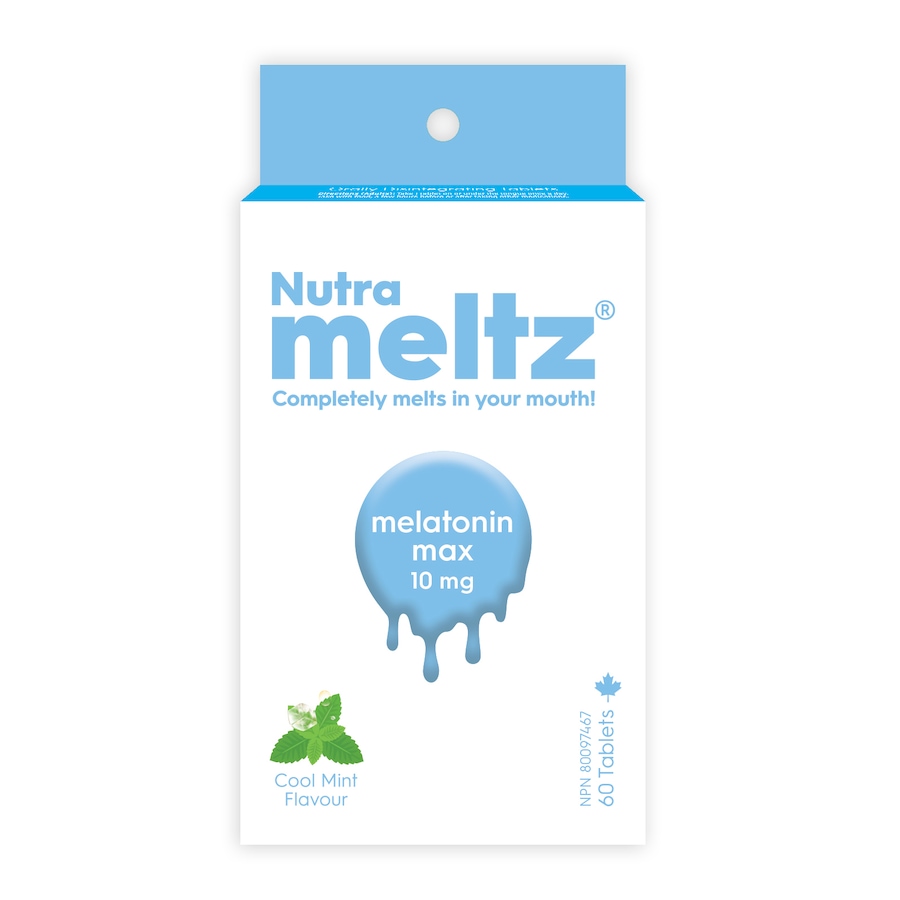 Image 707808.jpg, Product 707-808 / Price $22.99, Nutrameltz Melatonin Max 10mg (60ct) from Nutrameltz on TSC.ca's Health & Fitness department