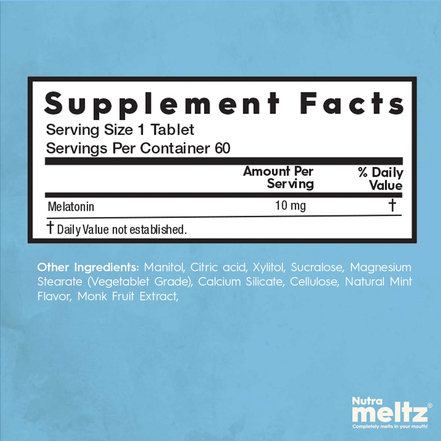 Image 707808_ALTMORE3.jpg, Product 707-808 / Price $22.99, Nutrameltz Melatonin Max 10mg (60ct) from Nutrameltz on TSC.ca's Health & Fitness department
