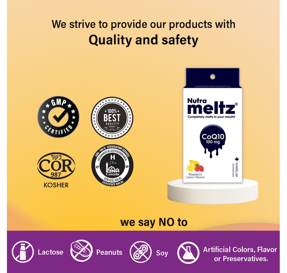 Image 707817_ALTMORE1.jpg, Product 707-817 / Price $24.99, Nutrameltz Coenzyme Q10/COQ10 100mg (60ct) from Nutrameltz on TSC.ca's Health & Fitness department