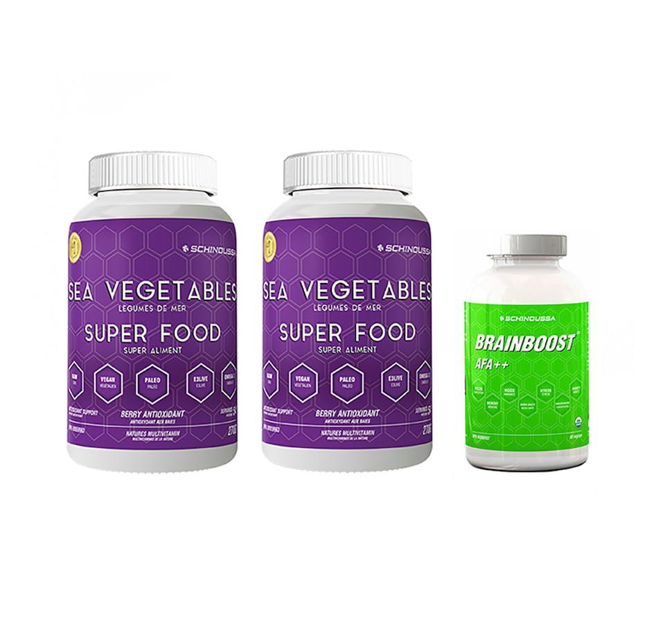 Image 707825.jpg, Product 707-825 / Price $146.99, Schinoussa Sea Vegetables Anti Oxidant + Brain Boost from Schinoussa on TSC.ca's Health & Fitness department