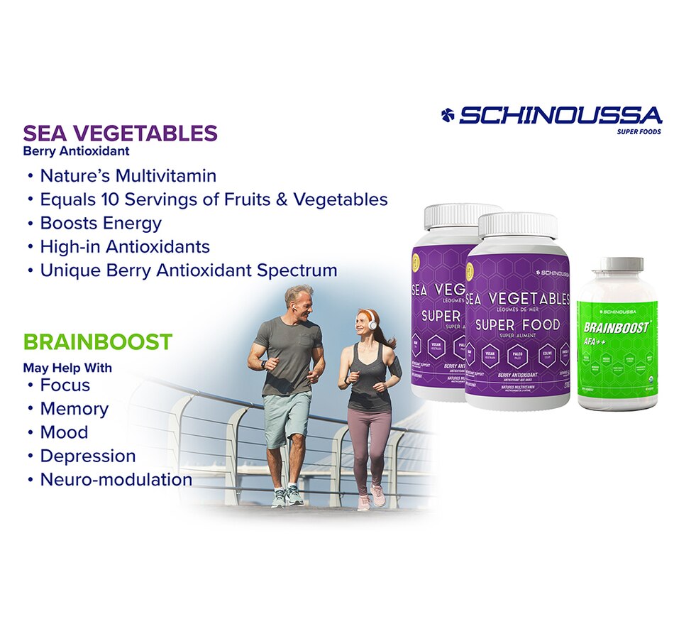 Image 707825_ALTMORE2.jpg, Product 707-825 / Price $146.99, Schinoussa Sea Vegetables Anti Oxidant + Brain Boost from Schinoussa on TSC.ca's Health & Fitness department