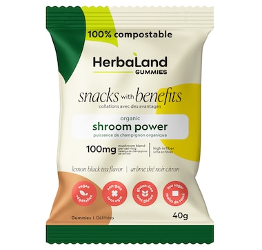 Herbaland Snacks With Benefits Shroom Power Gummies 12-Pack