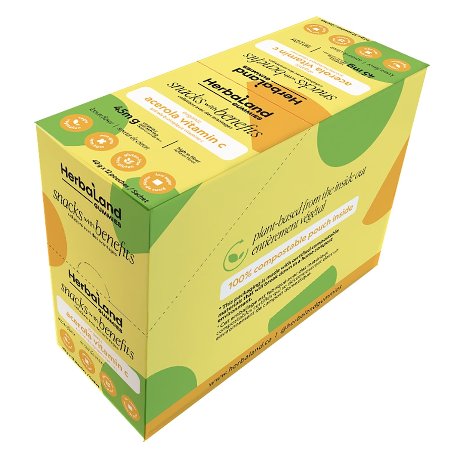Image 707876_ALTMORE1.jpg, Product 707-876 / Price $46.00, Herbaland Snacks With Benefits Acerola Vitamin C Gummies 12-Pack from Herbaland Naturals on TSC.ca's Health & Fitness department