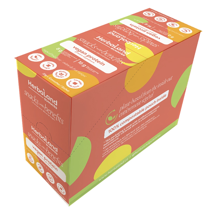 Image 707897_ALTMORE1.jpg, Product 707-897 / Price $46.00, Herbaland Snacks With Benefits Vegan Protein Tropical Fruit 12-Pack from Herbaland Naturals on TSC.ca's Health & Fitness department