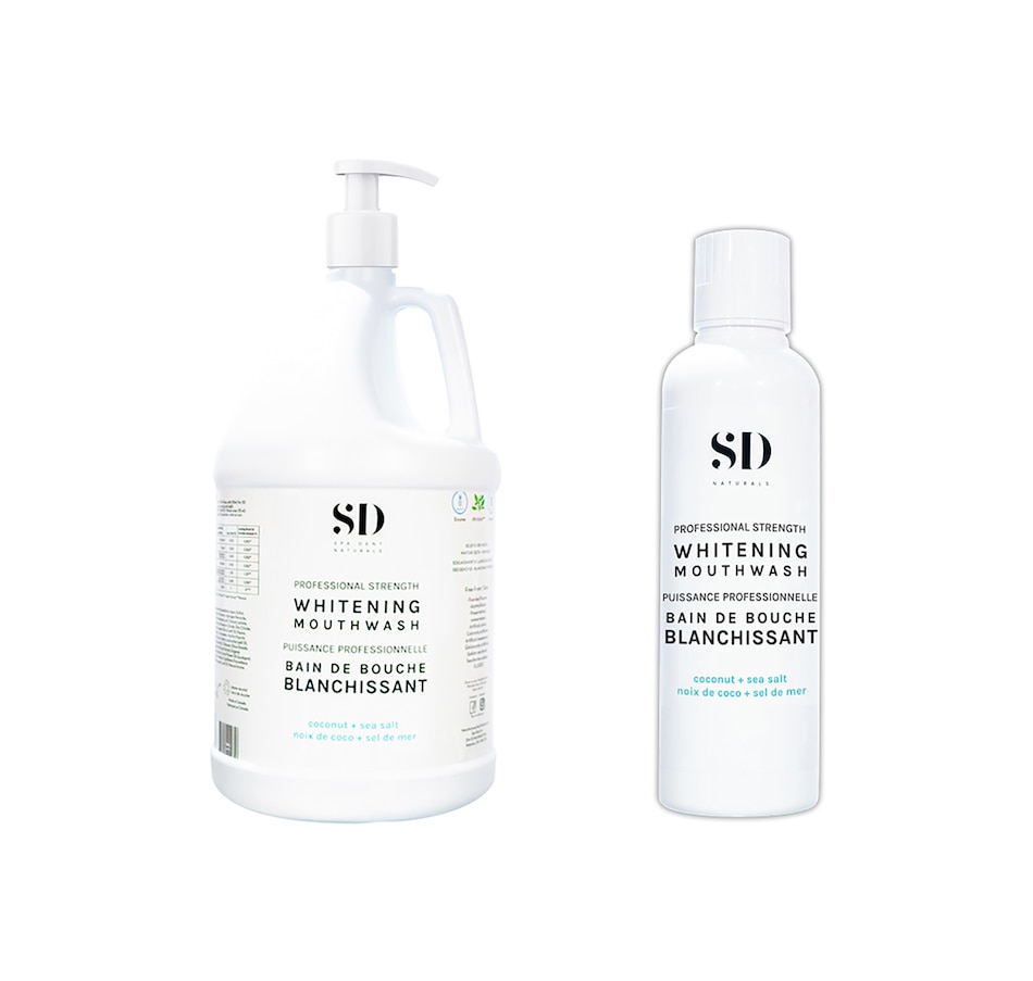 Image 707901.jpg, Product 707-901 / Price $71.00, Spa Dent Naturals Better For You Better For Earth Whitening Mouthwash Bundle from Spa Dent SD Naturals on TSC.ca's Beauty department