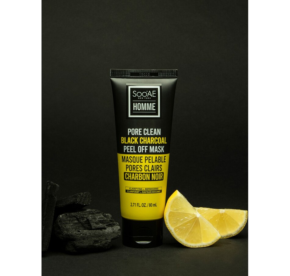 Image 707936_ALTMORE2.jpg, Product 707-936 / Price $20.00, Soo'Ae Homme Pore Clean Black Charcoal Peel Off Mask from Soo'AE on TSC.ca's Men's Shop department