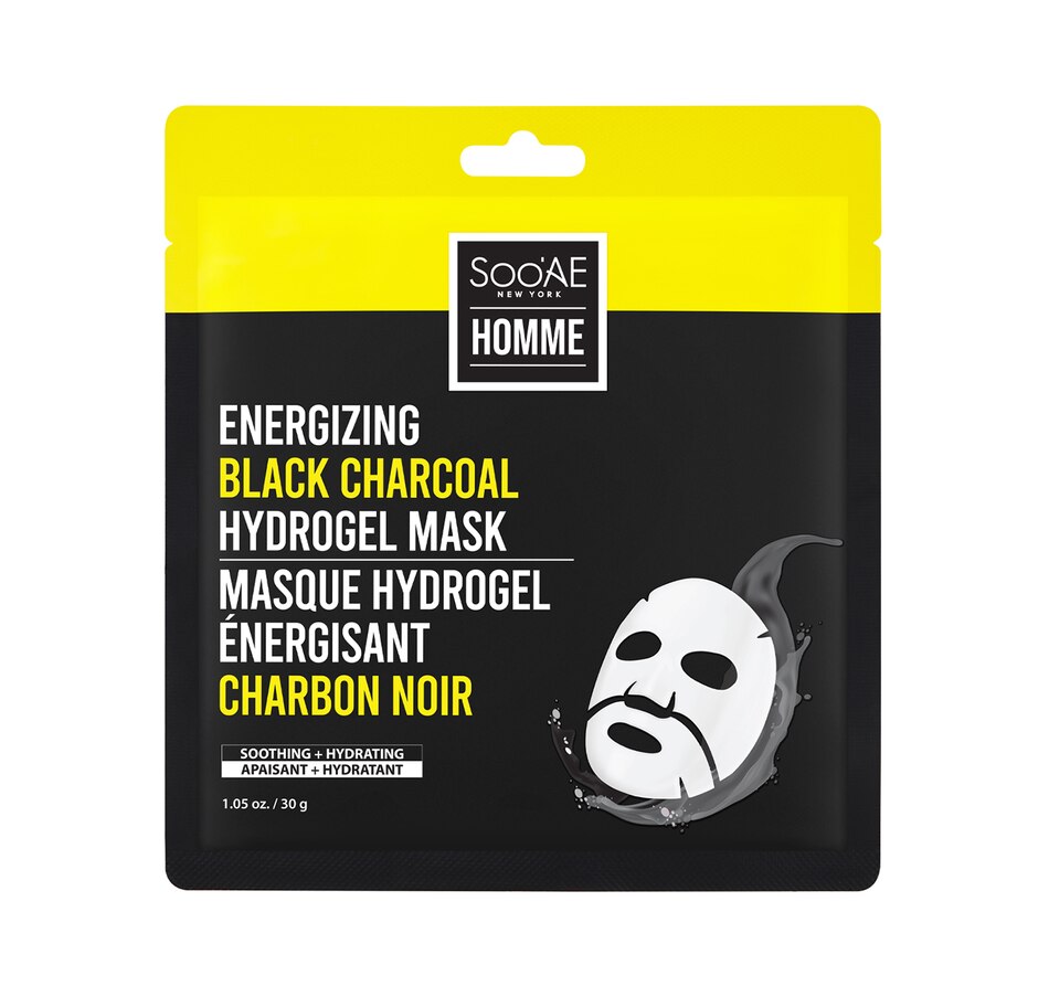 Image 707939.jpg, Product 707-939 / Price $5.00, Soo'Ae Homme Energizing Black Charcoal Hydrogel Mask from Soo'AE on TSC.ca's Men's Shop department