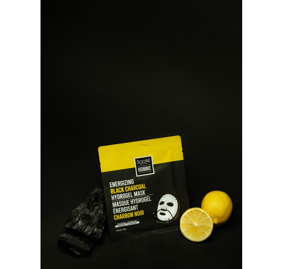 Image 707939_ALTMORE3.jpg, Product 707-939 / Price $5.00, Soo'Ae Homme Energizing Black Charcoal Hydrogel Mask from Soo'AE on TSC.ca's Men's Shop department