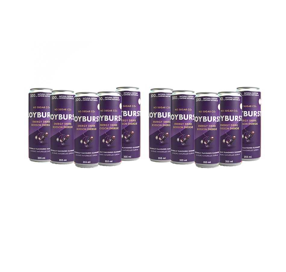 Image 707959.jpg, Product 707-959 / Price $76.00, No Sugar Co. Joyburst Energy Drink Elderberry (12-Pack Duo) from No Sugar on TSC.ca's Health & Fitness department