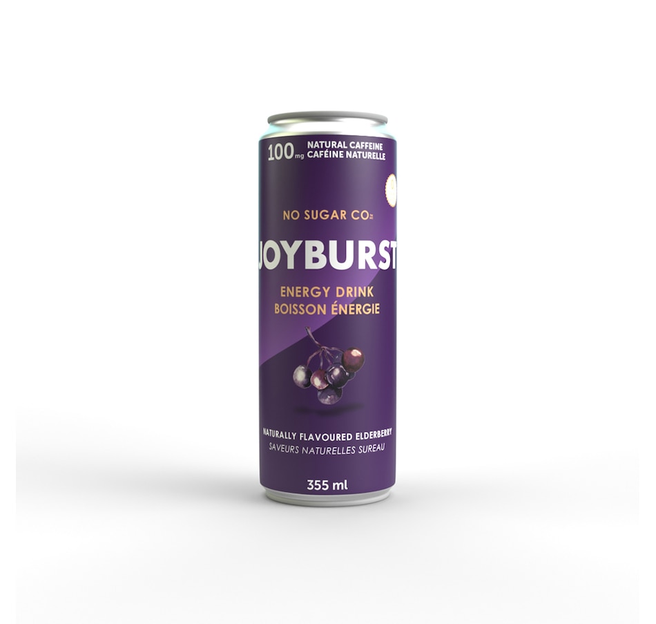 Image 707959_ALTMORE2.jpg, Product 707-959 / Price $76.00, No Sugar Co. Joyburst Energy Drink Elderberry (12-Pack Duo) from No Sugar on TSC.ca's Health & Fitness department