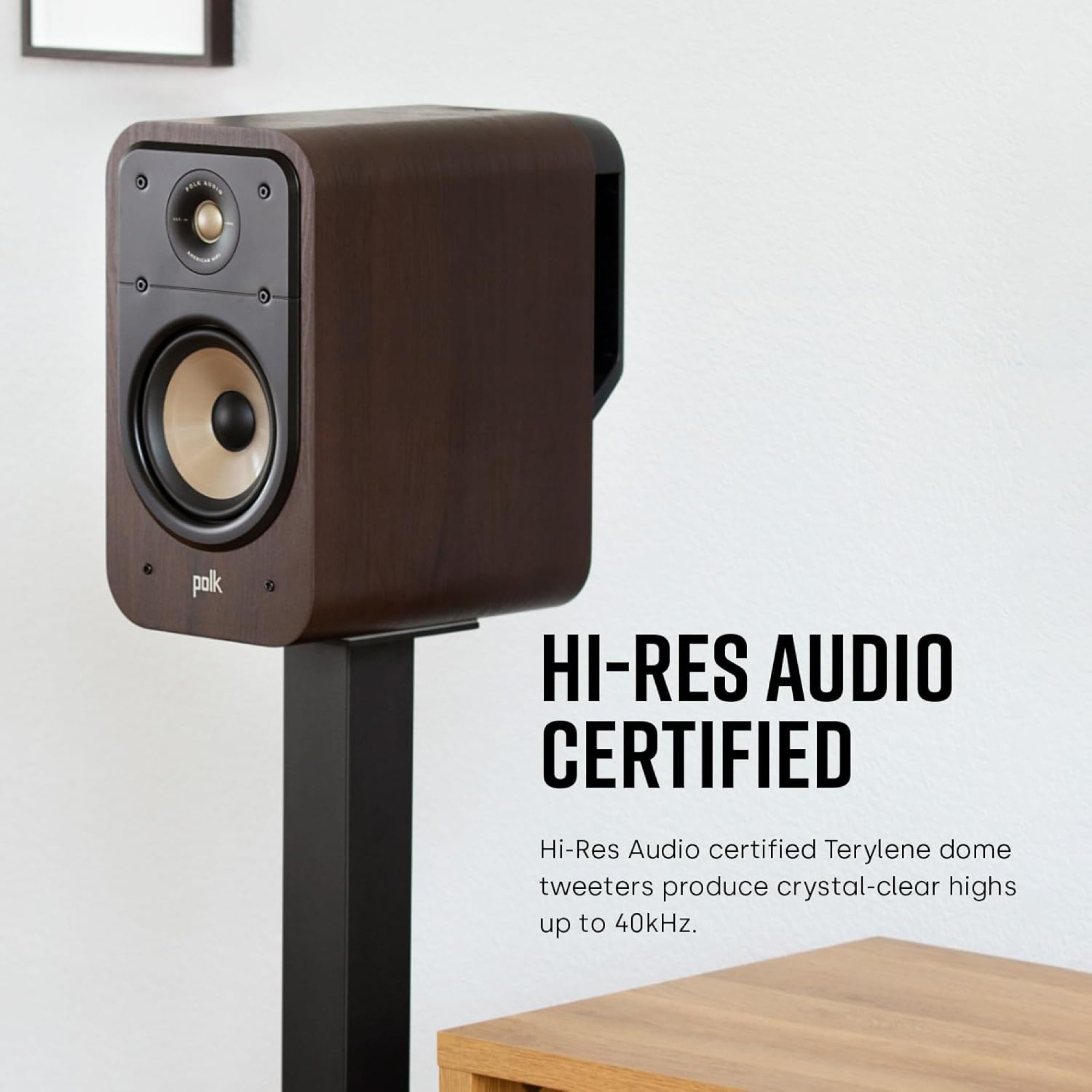 Polk Audio Signature Elite ES20 Bookshelf Speaker Hi-Res Audio