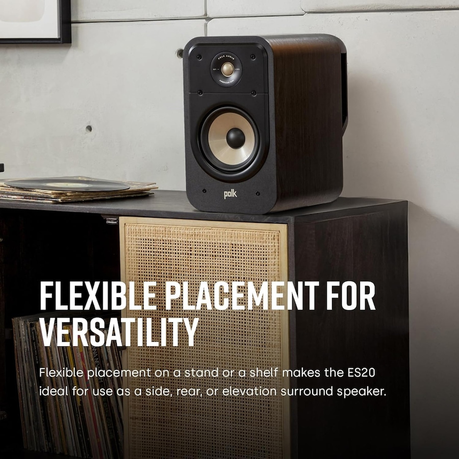 Image 707983_ALTMORE6.jpg, Product 707-983 / Price $549.00, Polk Audio Signature Elite ES20 Bookshelf Speaker Hi-Res Audio Certified (Pair) from Polk Audio on TSC.ca's Electronics department
