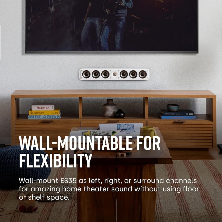 Image 707985_ALTMORE4.jpg, Product 707-985 / Price $549.00, Polk Audio Signature Elite ES35 Slim Center Channel Speaker Hi-Res Audio Certified from Polk Audio on TSC.ca's Electronics department